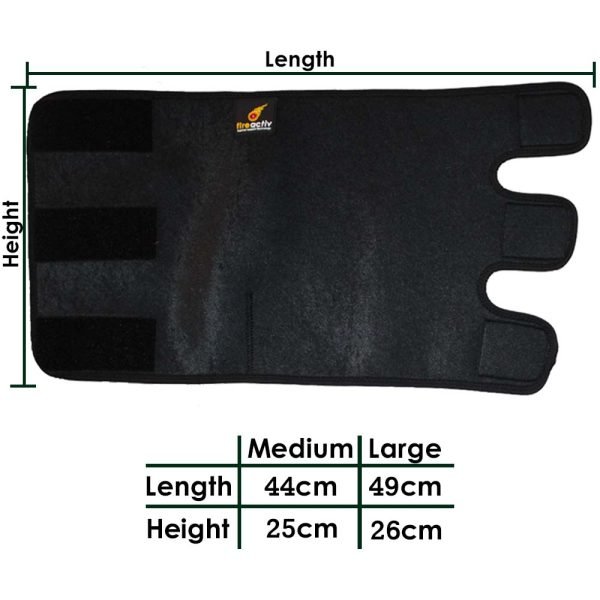 Fireactiv Thermal Calf Support Sizes